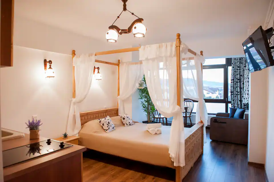 FLH - Studio with AC and Free Pkg - Wooden furniture